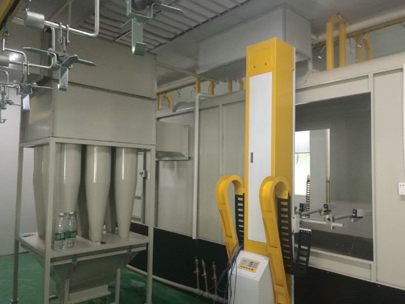 往復式自動噴粉房